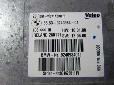 BMW Rear View Backup Camera Control Module Valeo 66539240984 F01 F10 F22 F25 F30 F32 2, 3, 4, 5, 6, 7, X Series4